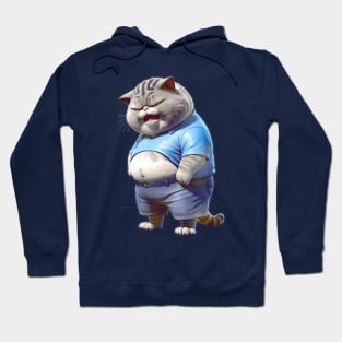 Funny Fat Cat Art Design Fat Kitten Cat Lover Hoodie